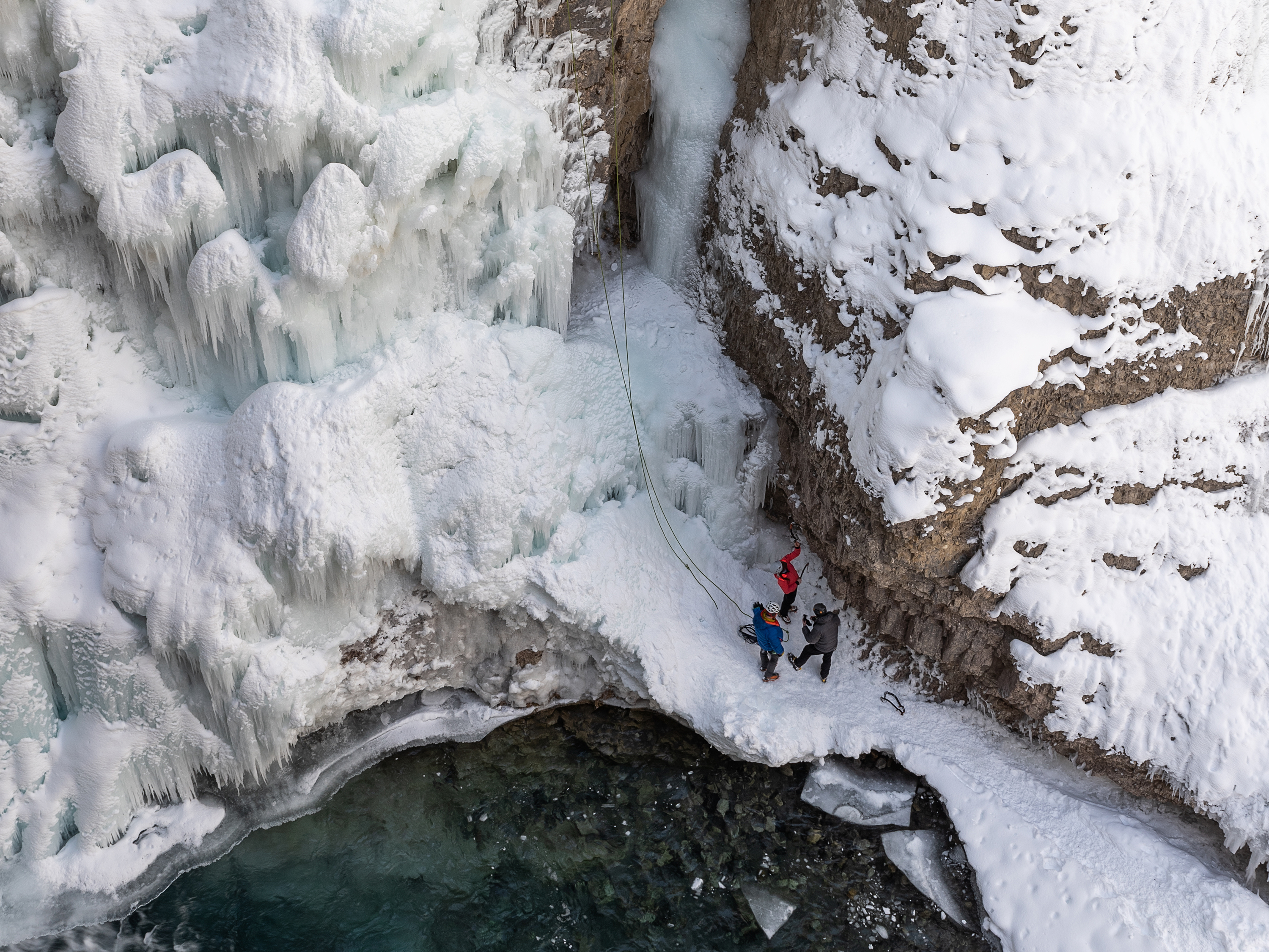 Escalader une cascade de glace