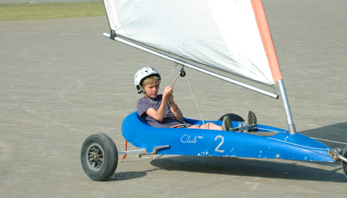 char à voile