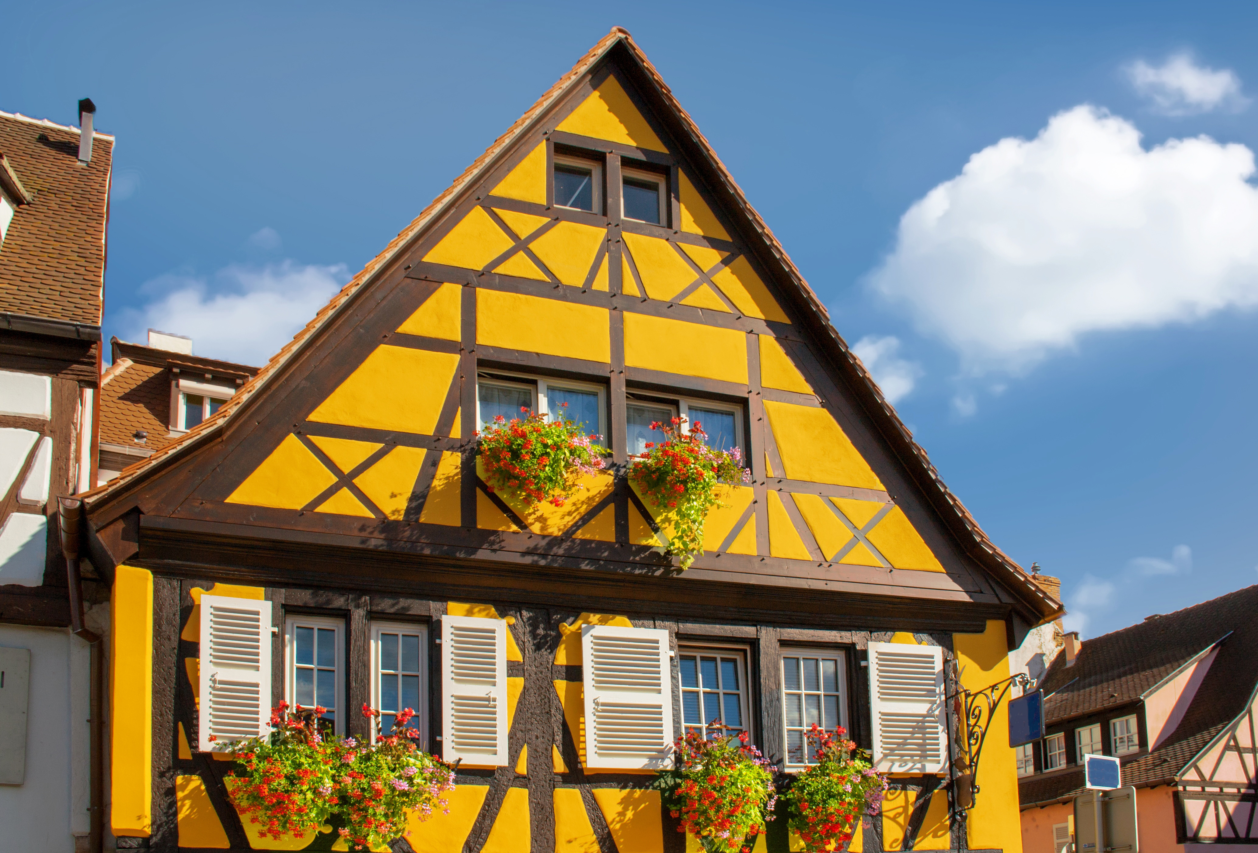 Maison à colombage en Alsace