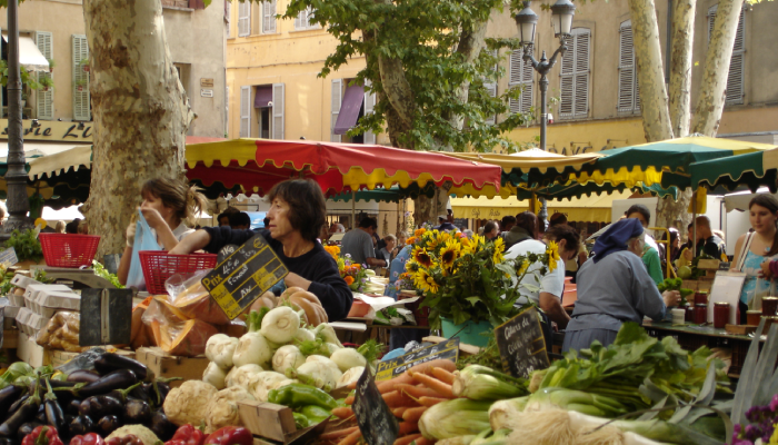 marché aix en provence 