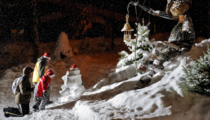 vacances famille neige