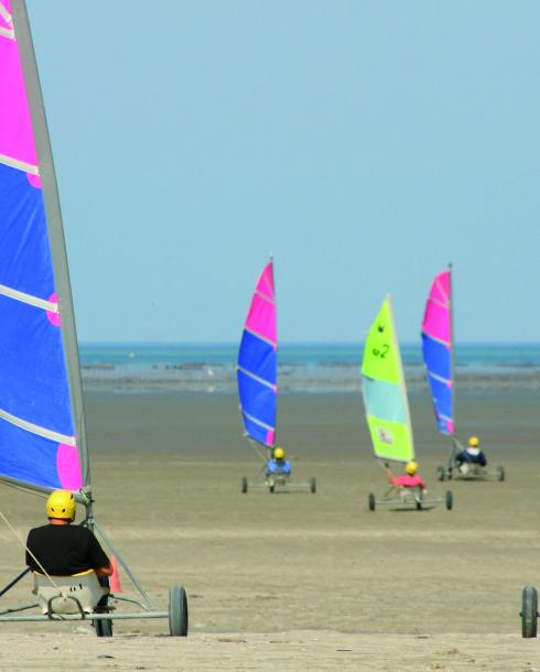 char à voile