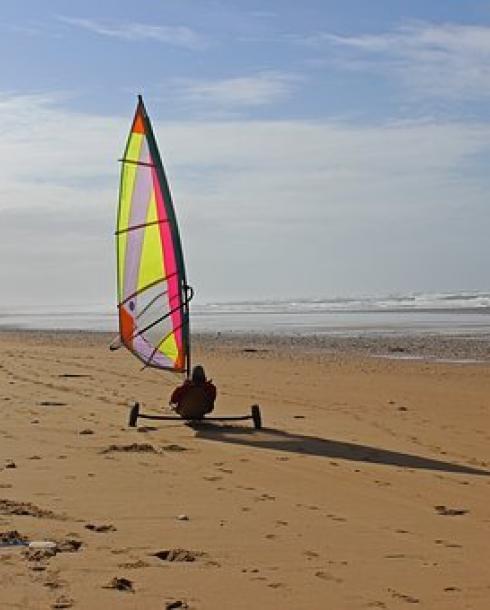 char à voile