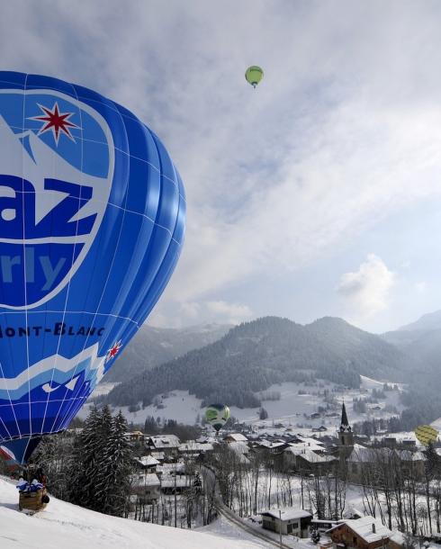 montgolfière praz sur arly