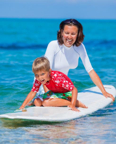 Activités surf à l'océan