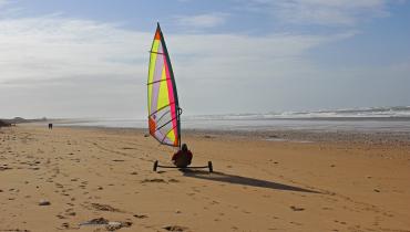 char à voile