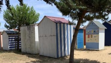 Cabanes de plage d'Oléron